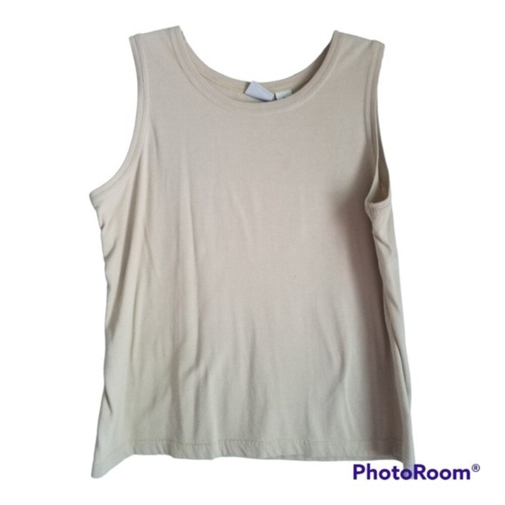🇺🇸3/$15🇺🇲 Classic Elements Light Tan Tank Top Size XL